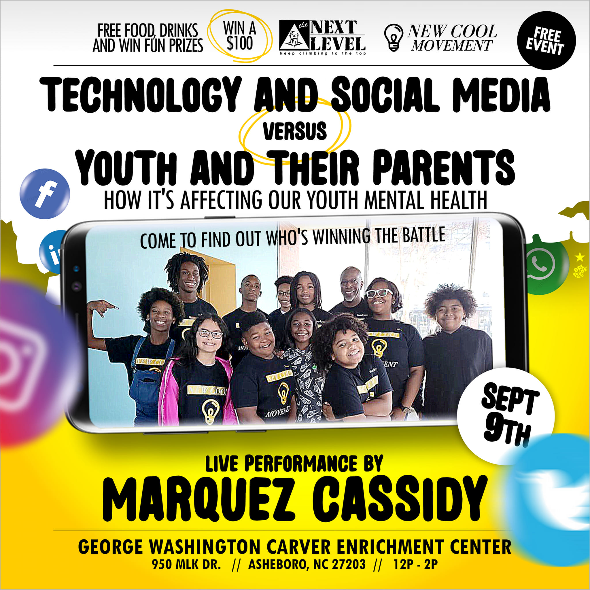 Busta Brown Asheboro Technology and Parenting Forum